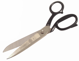 MUNDIAL 490NP NICKEL PLATED TAILORS SHEARS in 8", 9", 10" & 12" sizes - Tacura