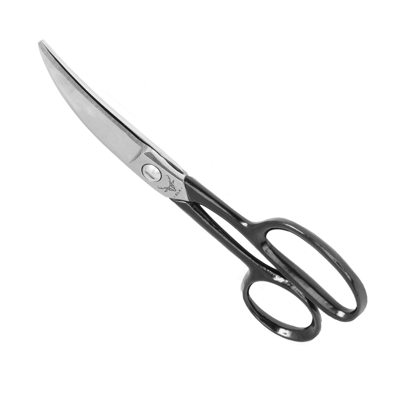 Elk 8" Left Handed Straight Handle with Curved Blade Shears